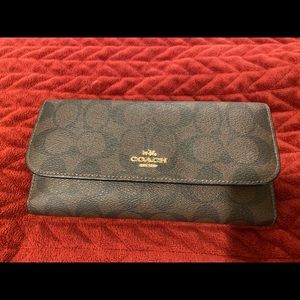 COACH WALLET / CHECKBOOK
